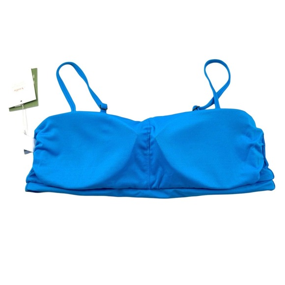 Andie Swim The Newport Scoop Neck Med Support Top Blue Size Med NWT - Picture 7 of 9